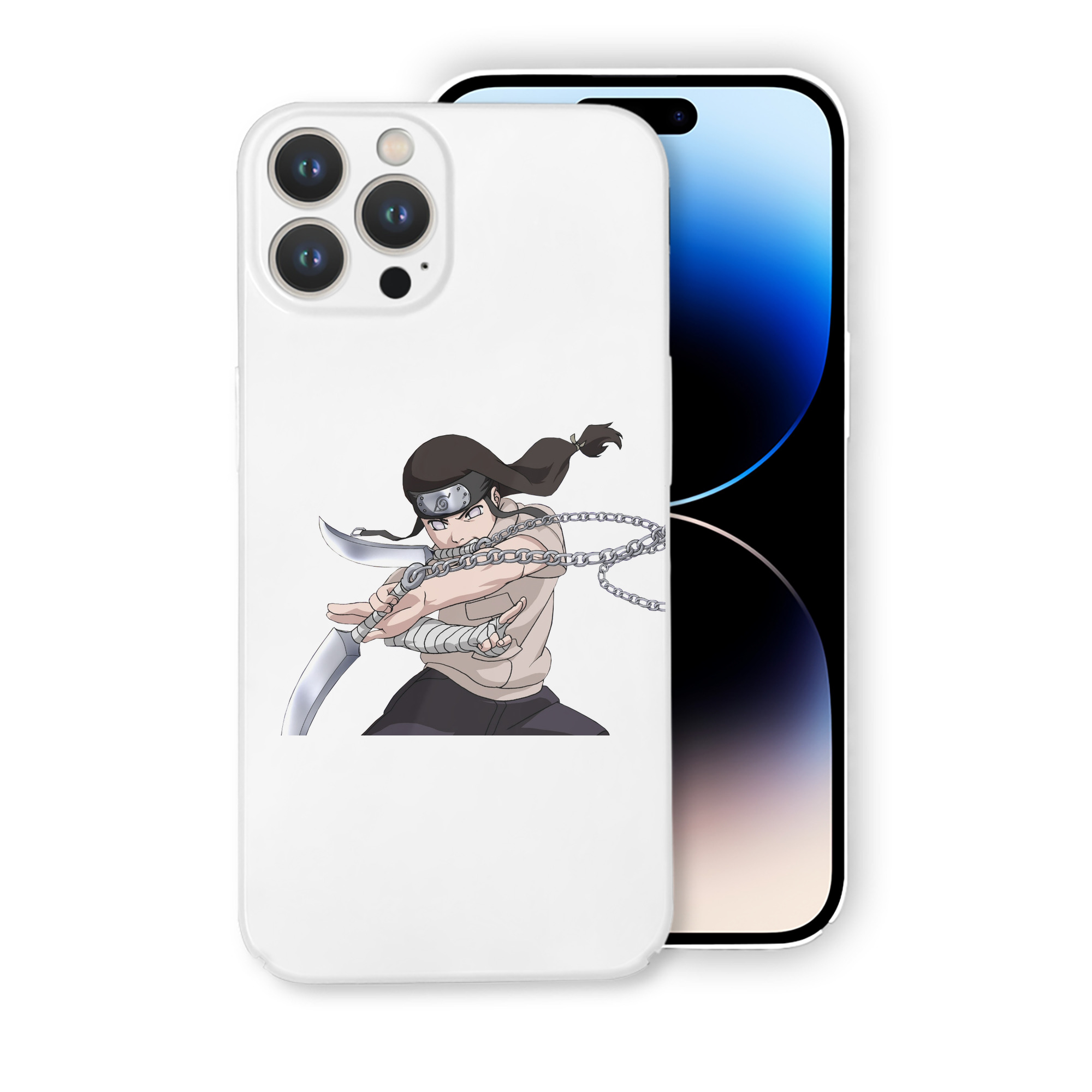 （画像用） NARUTO -ナルト- 日向ネジ Hyūga Neji 【iPhone 14シリーズ対応】ハードケース